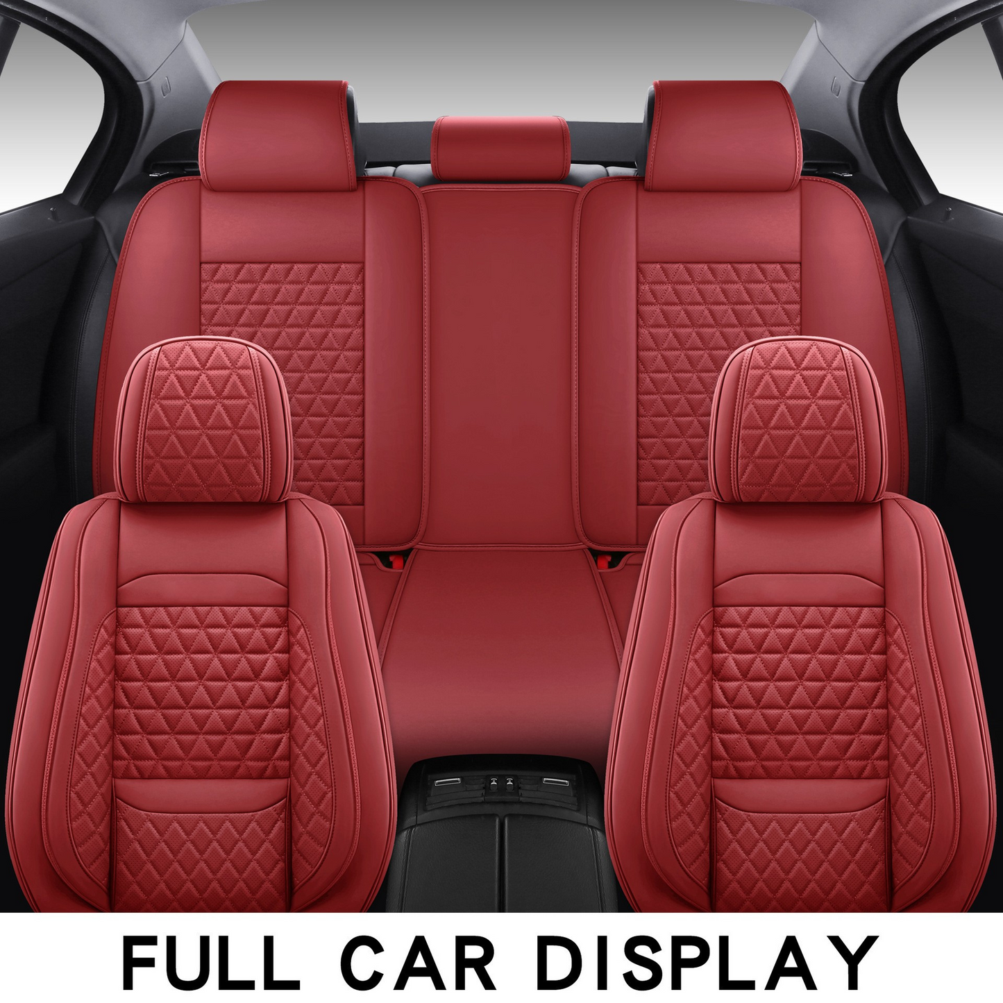 Premium Leather Seat Covers For 7 Seats